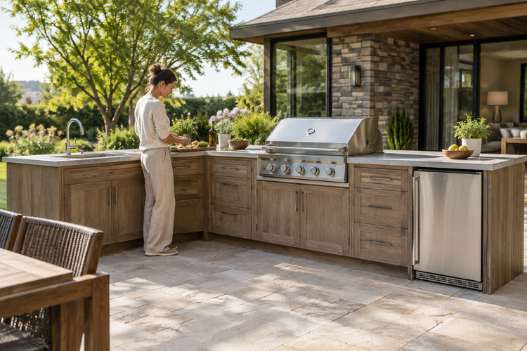 Outdoor kitchen photo