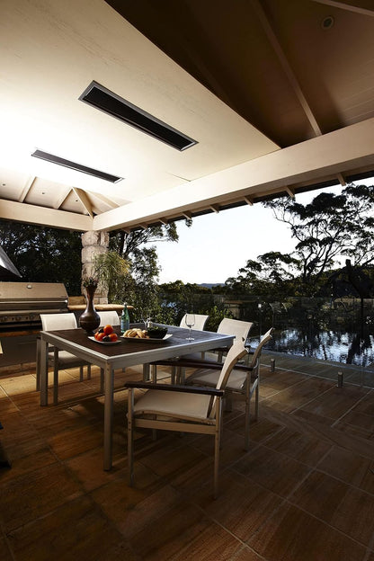 Bromic Platinum Smart Heat 2300W Electric Patio Heater - Radiant Infrared, 220V-240V, Black Finish - BH0320003