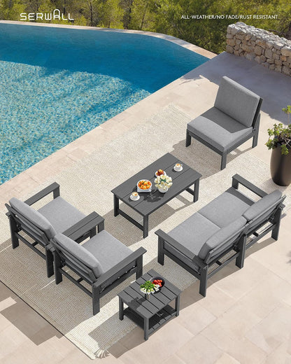 HDPE Outdoor Patio Furniture Set Outdoor Couch