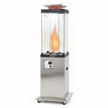 41,000 BTU Propane Patio Heater with Metal Hood
